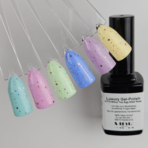 Bild 1 in Galerieansicht laden. 3x Luxury Gel Polish Shiny Top Egg Shell im Set