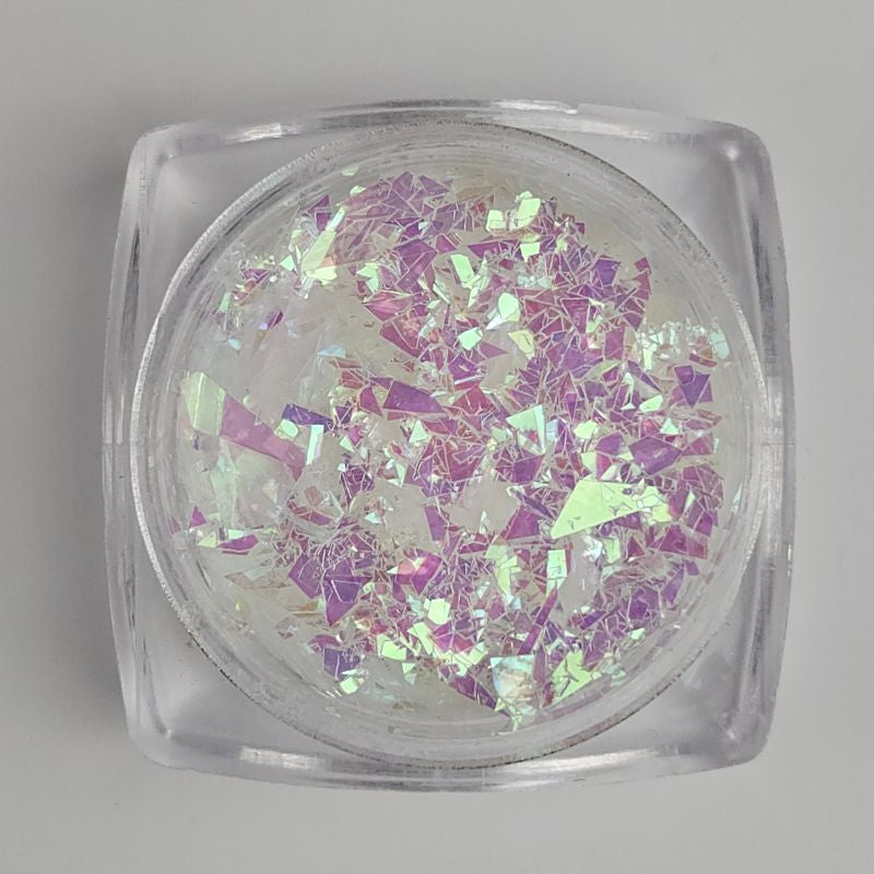 4x Nail Art Flakes mit Farbwechsel im Set