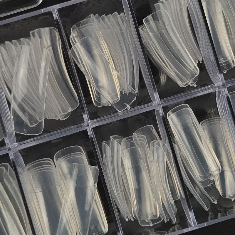 100 Nageltips  europäische Form klar