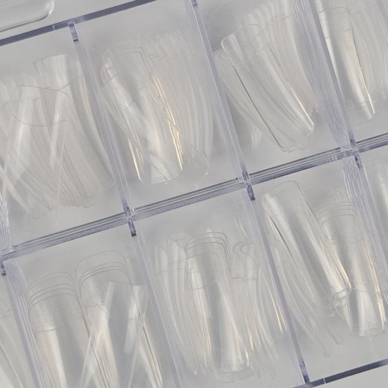 100 Nageltips  europäische Form klar