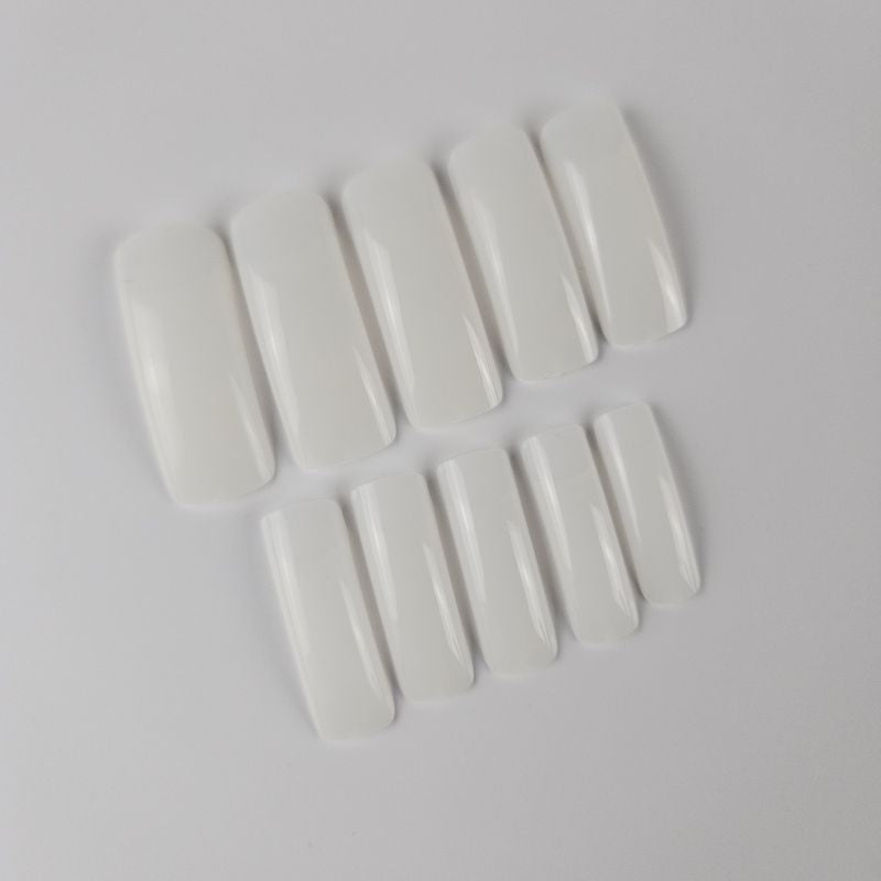 100 Nageltips  europäische Form natur