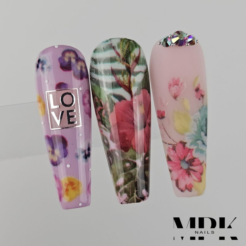 10x Nailart Transfer Folie in Box #11-10