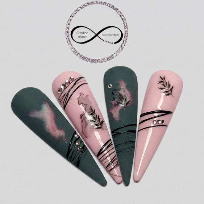 UV Nagellack 75 Metallic Grau