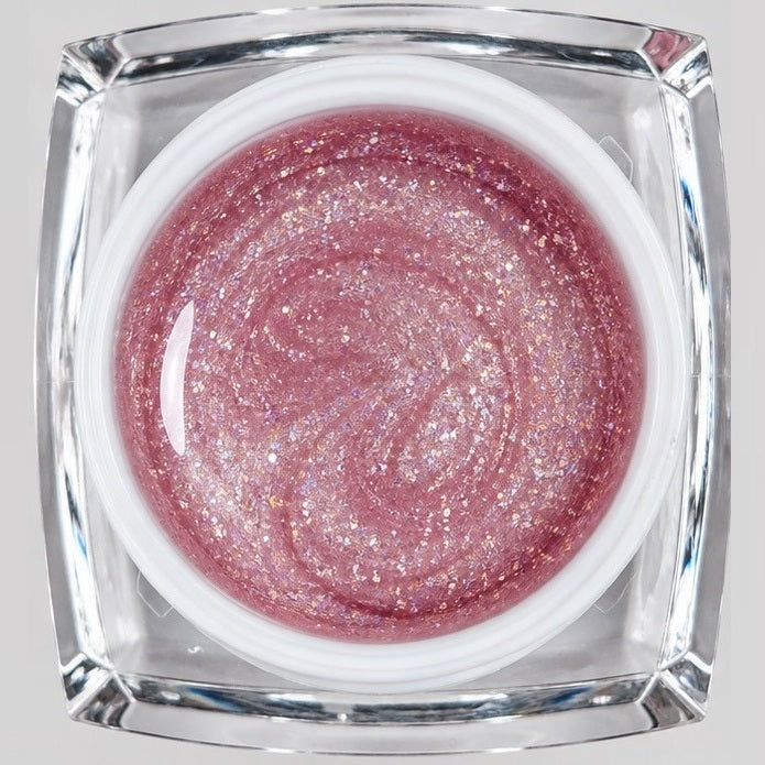 Glitter Builder Gel Rosé Glamour
