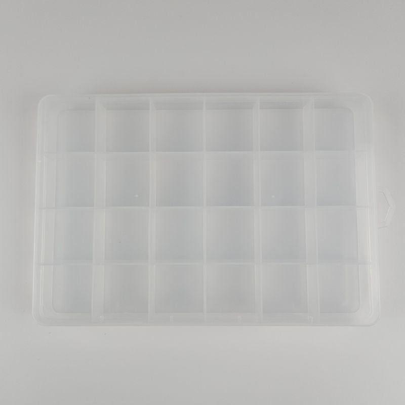 Aufbewahrungsbox leer, 24 Fächer