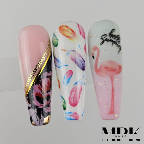Bild 1 in Galerieansicht laden. 10x Nailart Transfer Folie in Box #26-07