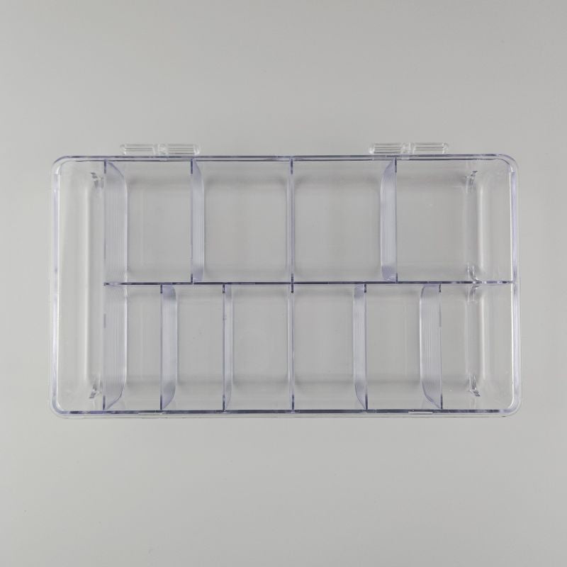 Nail Tip Box für 500 Tips + Extrafach, leer