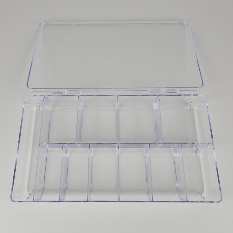 Nail Tip Box für 500 Tips + Extrafach, leer