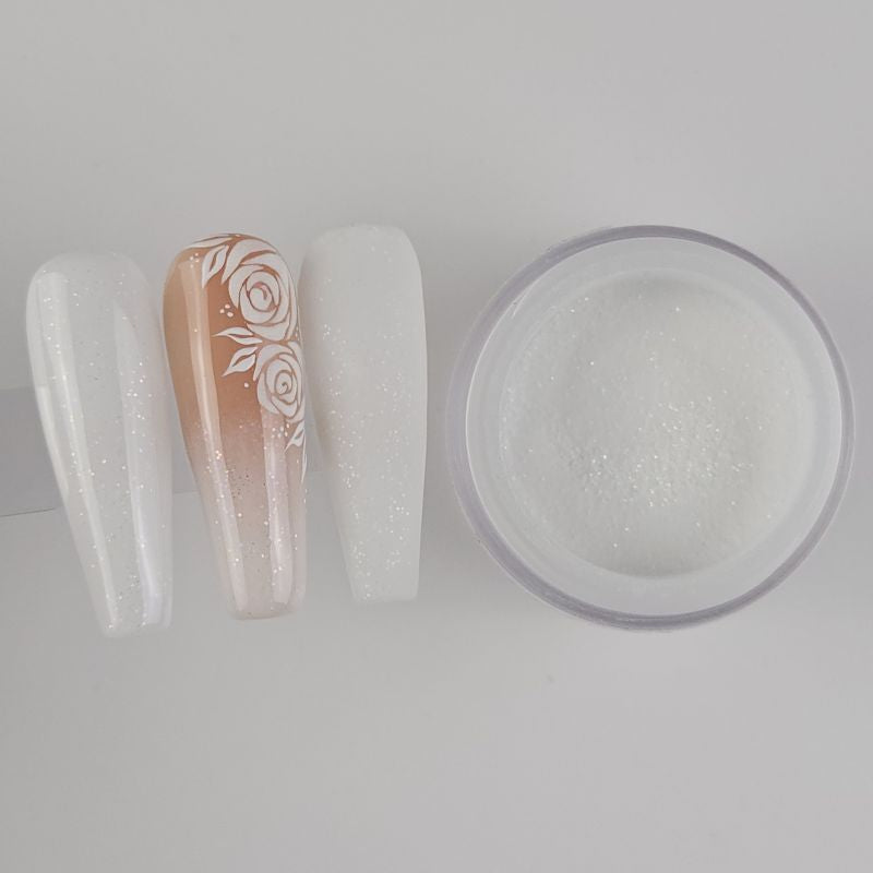 Farb-Acryl 55 White Glitter