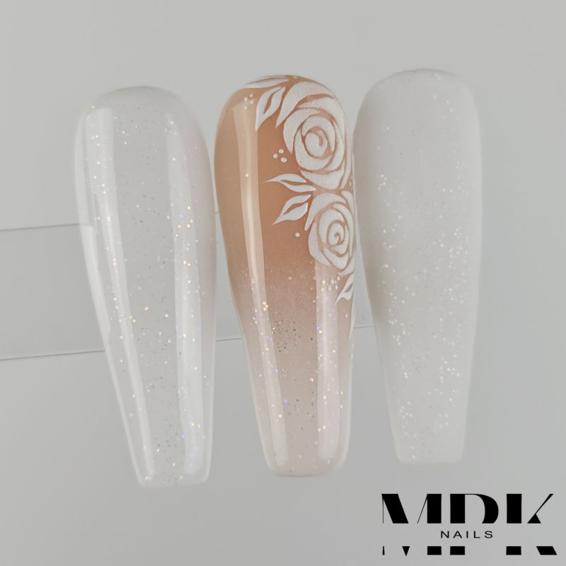 Farb-Acryl 55 White Glitter