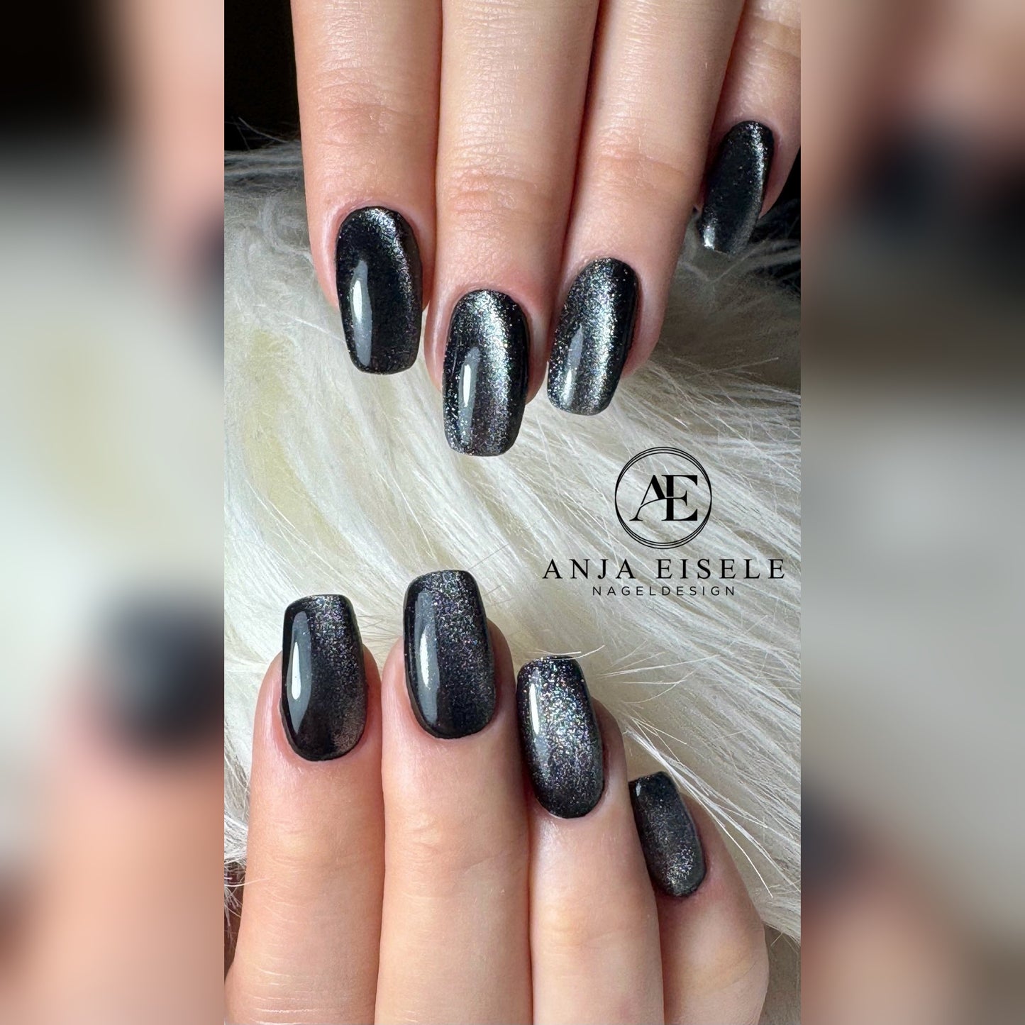 Cat Eye Gel Polish Metallic Smoke
