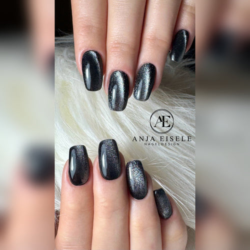 Bild 1 in Galerieansicht laden. Cat Eye Gel Polish Metallic Smoke