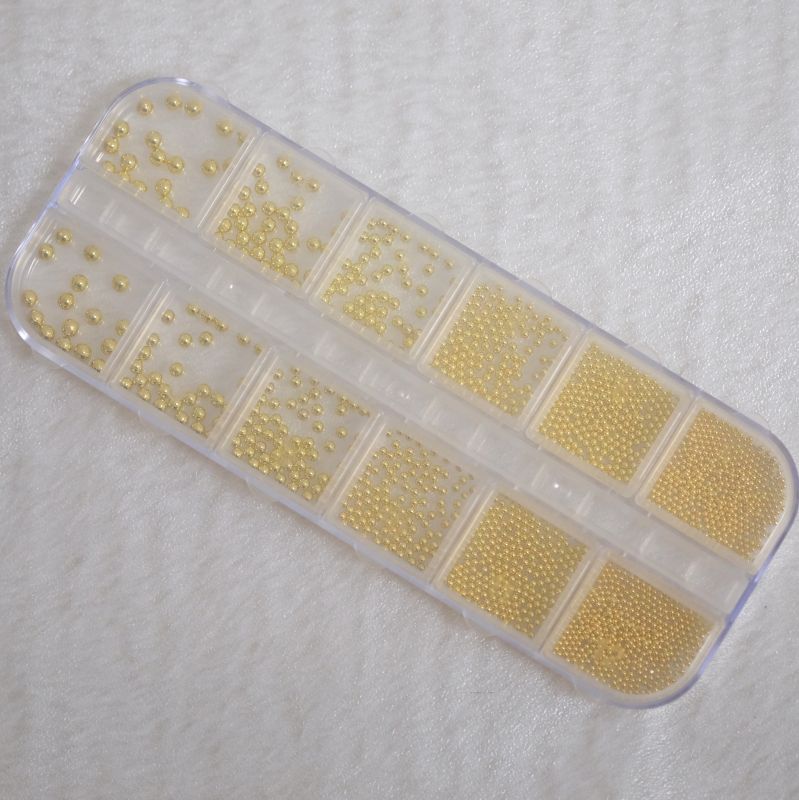 Nail Art Kaviar in Box gold