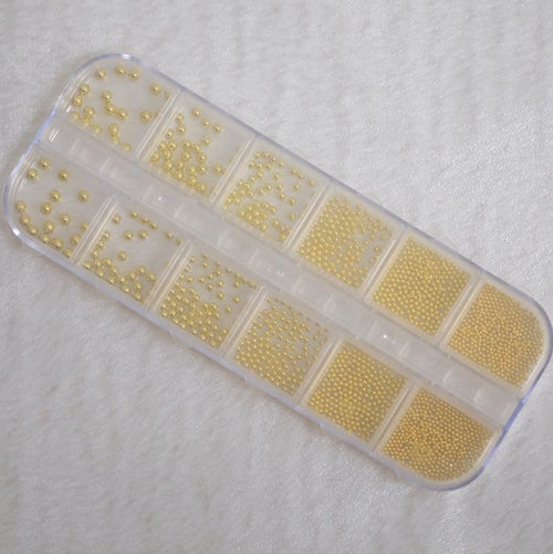 Bild 1 in Galerieansicht laden. Nail Art Kaviar in Box gold