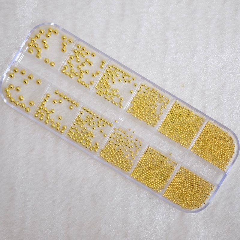 Nail Art Kaviar in Box gold