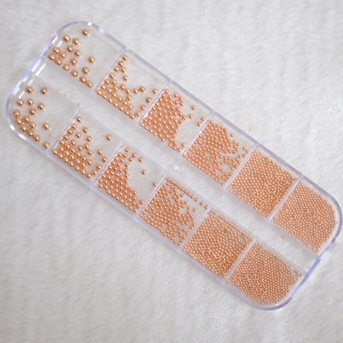 Bild 1 in Galerieansicht laden. Nail Art Kaviar in Box rosegold