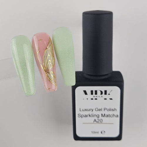 Bild 1 in Galerieansicht laden. Luxury UV Nagellack A20 Sparkling Matcha