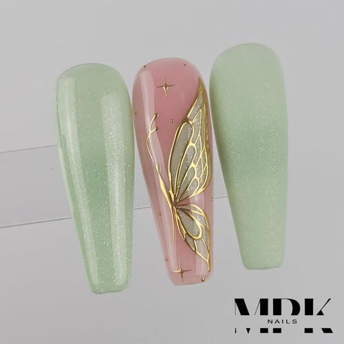 Bild 1 in Galerieansicht laden. Luxury UV Nagellack A20 Sparkling Matcha
