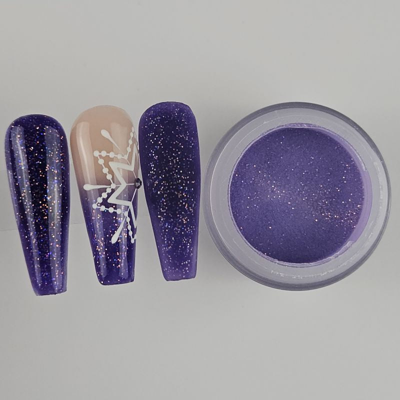Farb-Acryl 10 Indigo Glitter