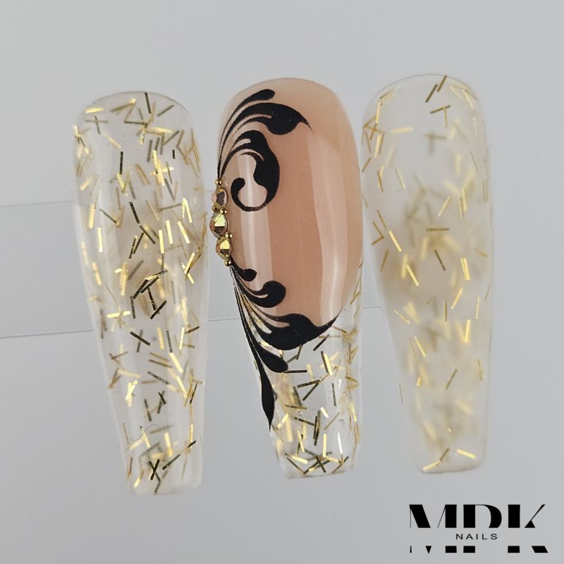 Farb-Acryl 20 Confetti Gold