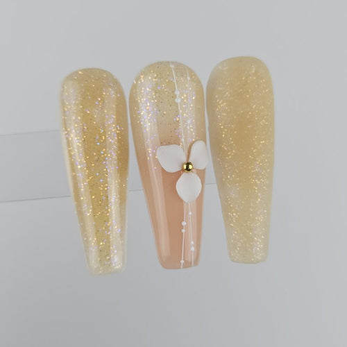 Bild 1 in Galerieansicht laden. Farb-Acryl 04 - Gold Glitter
