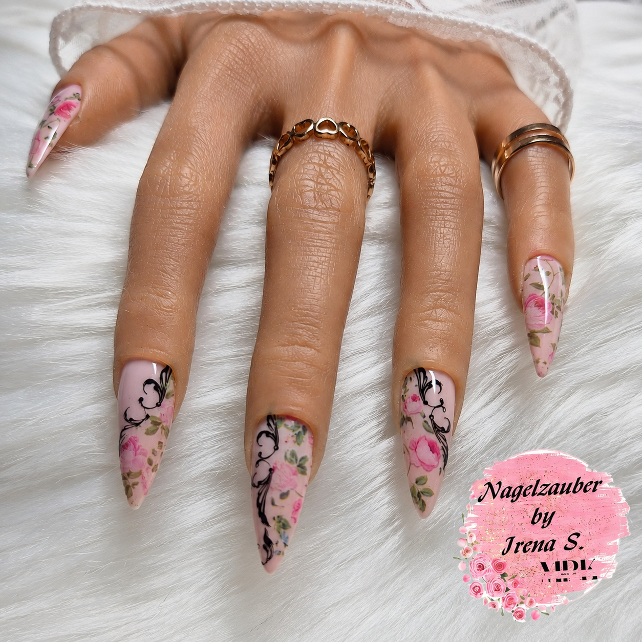 10x Nailart Transfer Folie in Box #29