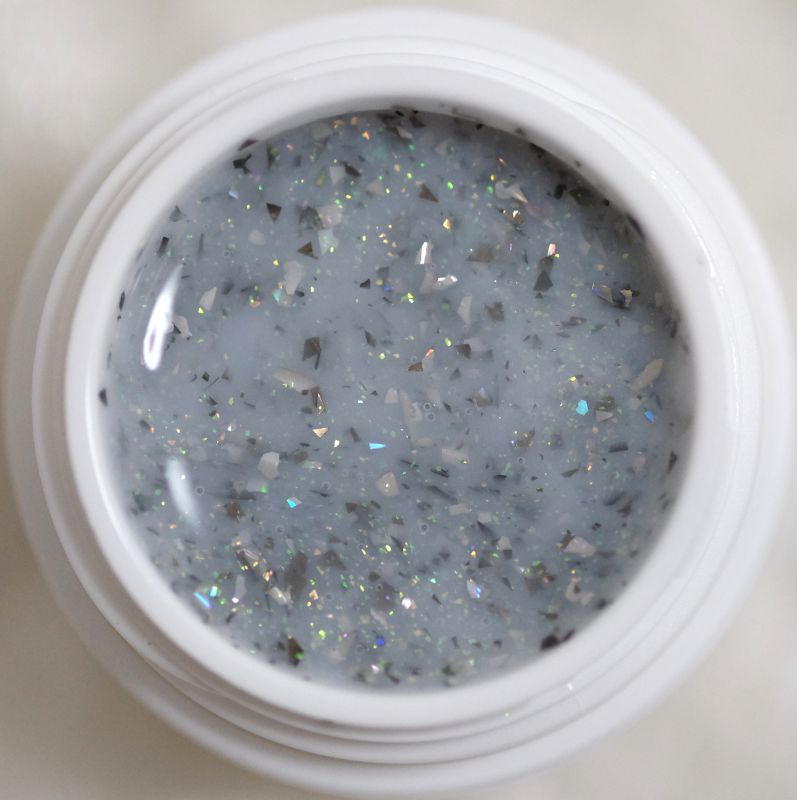Glitter Builder Gel Mystic Grey