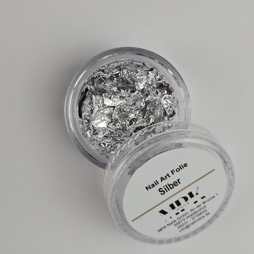 Bild 1 in Galerieansicht laden. Nail Art Folie  silber