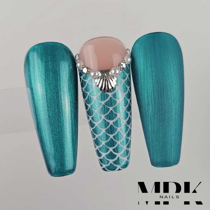 UV Nagellack 17 Pearly Petrol