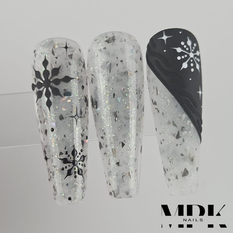 6x Glitter Builder Gel im Set
