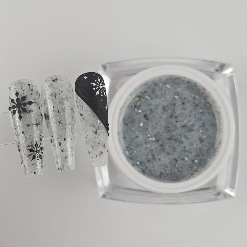 Glitter Builder Gel Mystic Grey 5ml