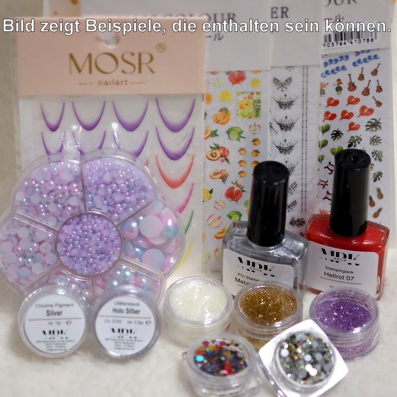 Nail Art Überraschungstüte – mehr als 30 Artikel