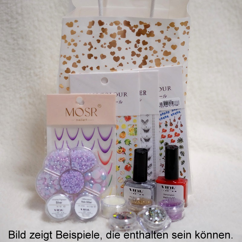 Nail Art Überraschungstüte – mehr als 30 Artikel