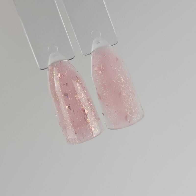 Glitter Builder Gel Rosé Confetti