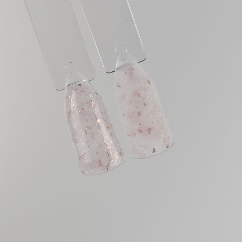 Glitter Builder Gel Rosé Crystal