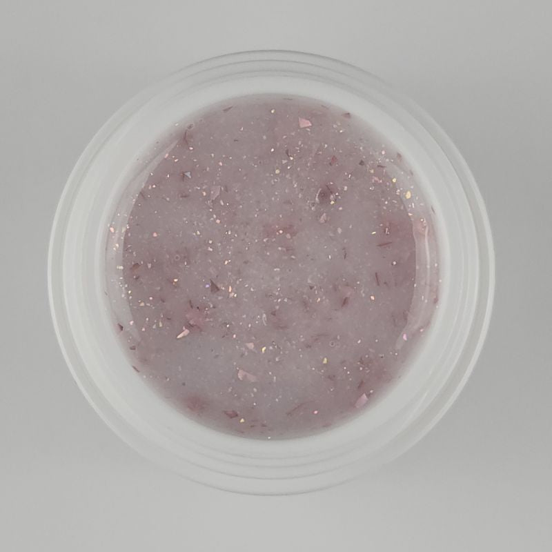 Glitter Builder Gel Rosé Crystal