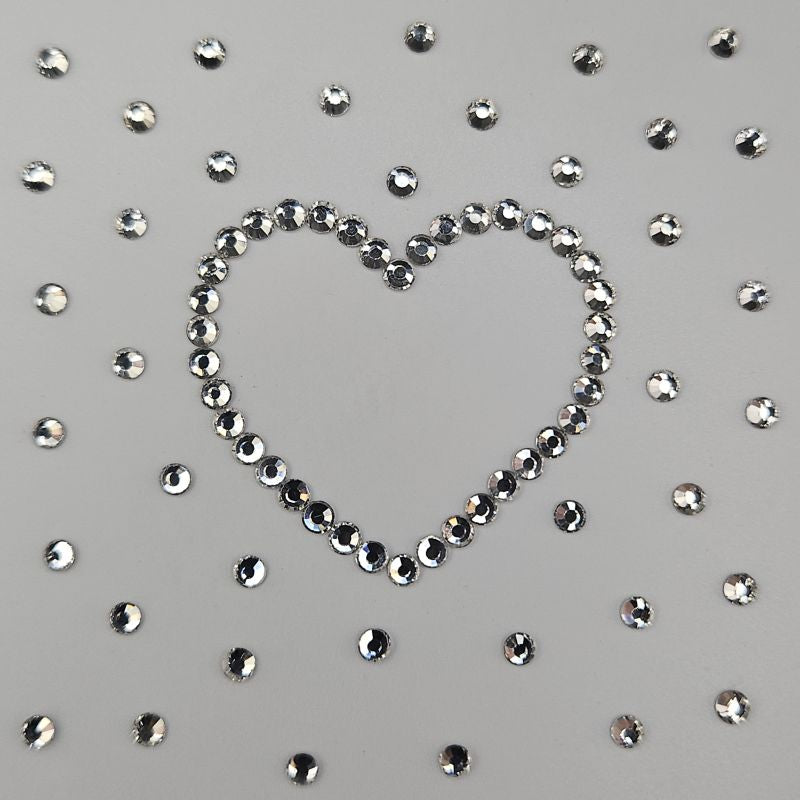 1400x Luminous Stars Strass Magnifico 2,8mm + Schale
