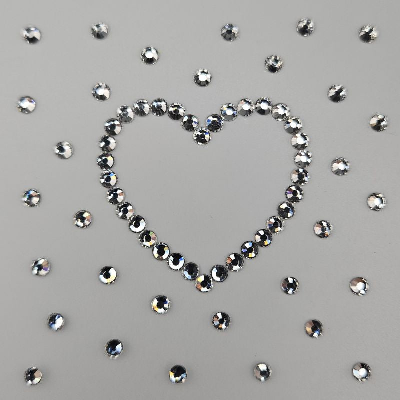 1400x Luminous Stars Strass Magnifico 3,1mm + Schale