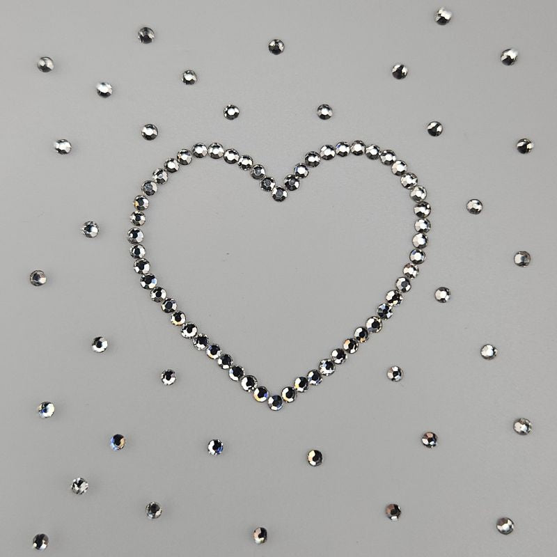 1400x Luminous Stars Strass Magnifico 2,0mm + Schale
