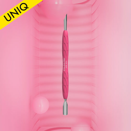 Bild 1 in Galerieansicht laden. Staleks Nagelhautschieber Cuticle Pusher mit Silikongriff UNIQ 10 TYP 2