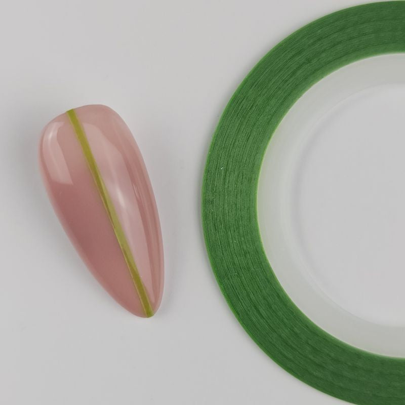 Nailart Zierstreifen Neon Grün