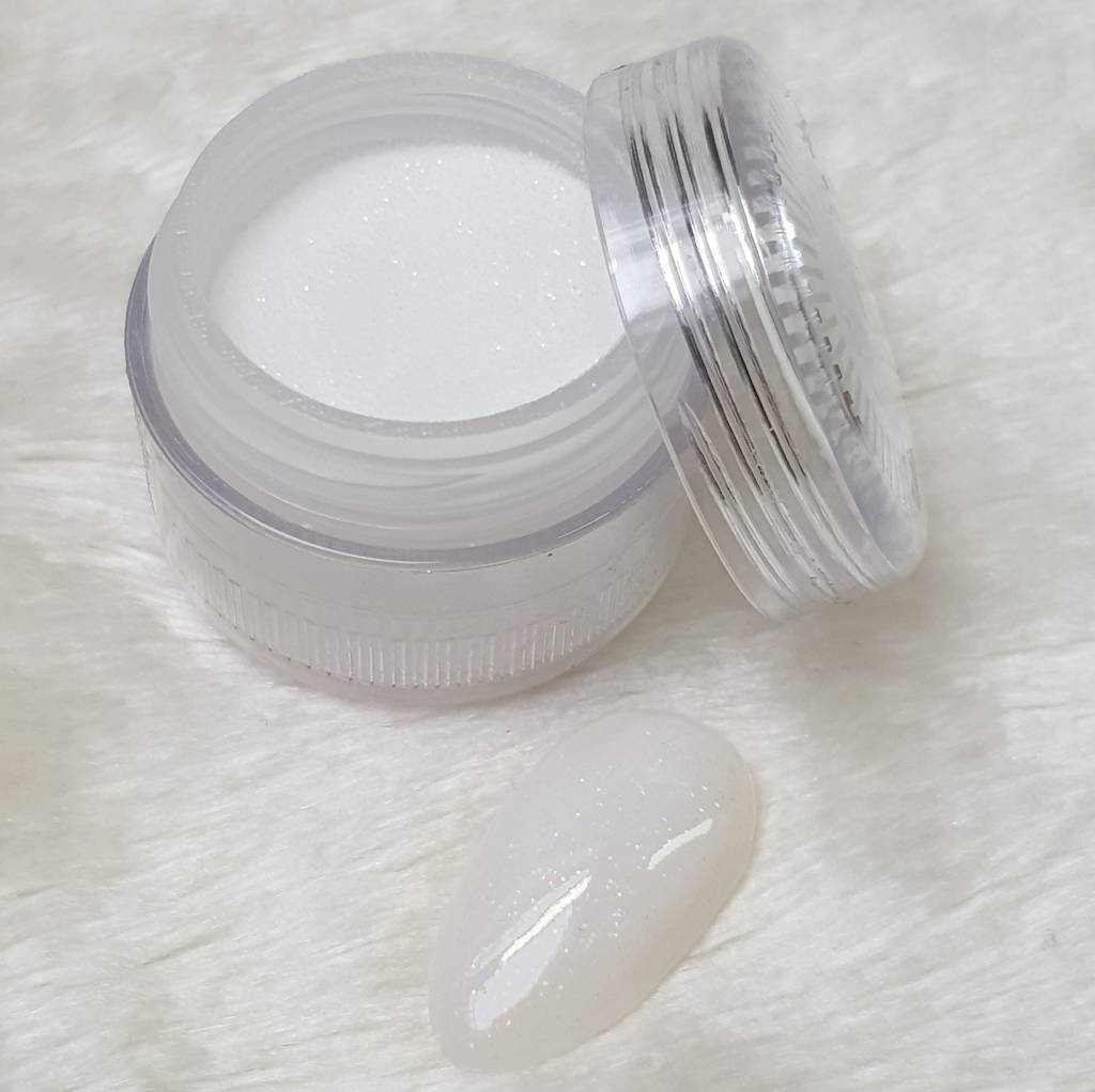 Acryl 55 White Glitter