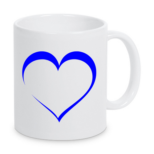 Bild 1 in Galerieansicht laden. tasse_herz_blau