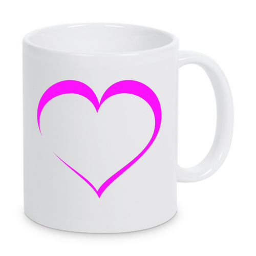 Bild 1 in Galerieansicht laden. tasse_pink_herz